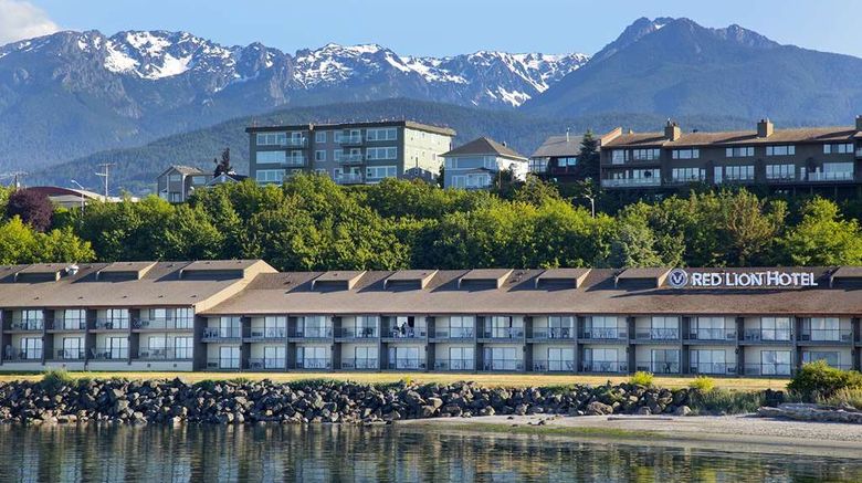 Red Lion Hotel Port Angeles Exterior. Images powered by <a href="https://iceportal.shijigroup.com" target="_blank" rel="noopener">Ice Portal</a>.