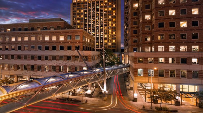 <b>Hyatt Regency Bellevue Exterior</b>. Images powered by <a href="https://iceportal.shijigroup.com/" title="IcePortal" target="_blank">IcePortal</a>.