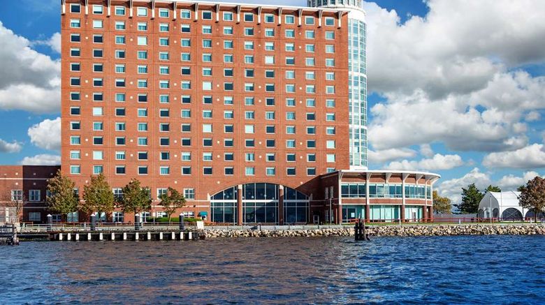 <b>Hyatt Regency Boston Harbor Exterior</b>. Images powered by <a href="https://iceportal.shijigroup.com/" title="IcePortal" target="_blank">IcePortal</a>.