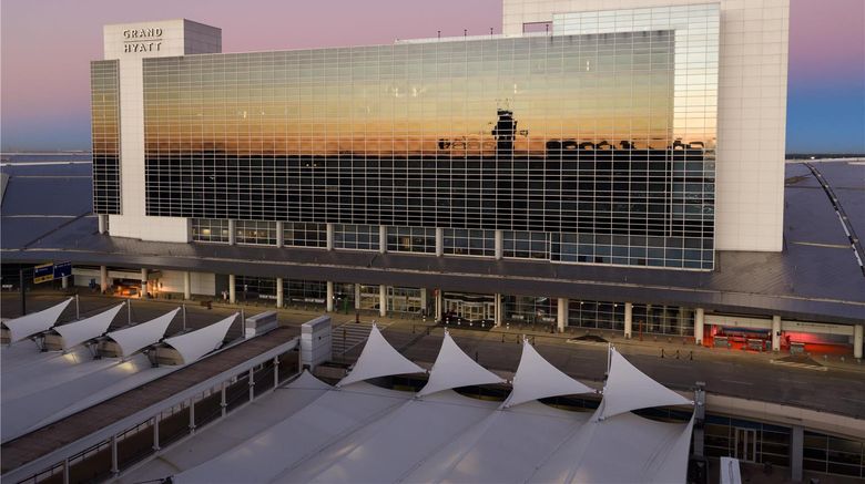 <b>Grand Hyatt DFW Exterior</b>. Images powered by <a href="https://iceportal.shijigroup.com/" title="IcePortal" target="_blank">IcePortal</a>.