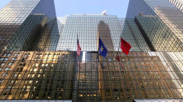 <b>Hyatt Grand Central New York Exterior</b>. Images powered by <a href="https://iceportal.shijigroup.com/" title="IcePortal" target="_blank">IcePortal</a>.