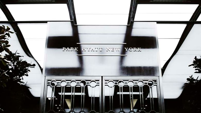 <b>Park Hyatt New York Exterior</b>. Images powered by <a href="https://iceportal.shijigroup.com/" title="IcePortal" target="_blank">IcePortal</a>.