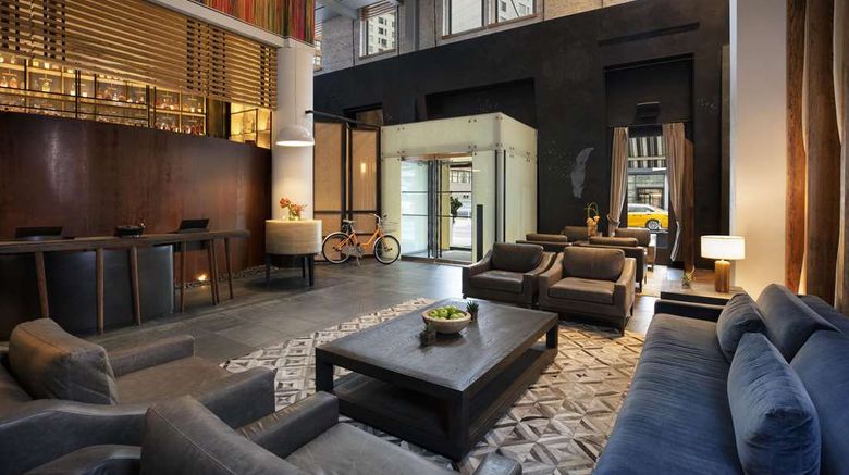 <b>Hyatt Union Square New York Lobby</b>. Images powered by <a href="https://iceportal.shijigroup.com/" title="IcePortal" target="_blank">IcePortal</a>.