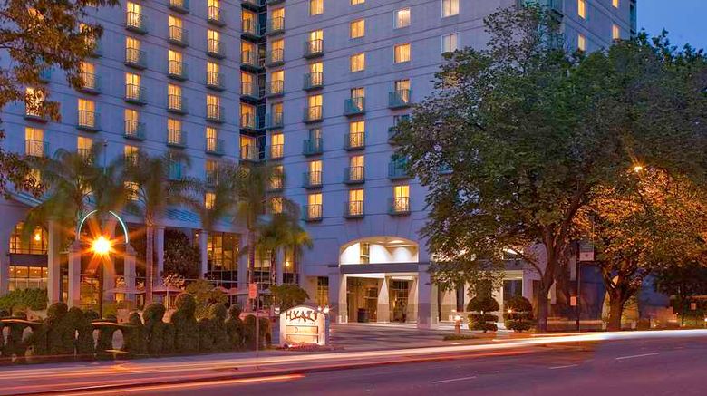 Hyatt Regency Sacramento Exterior. Images powered by <a href="https://iceportal.shijigroup.com" target="_blank" rel="noopener">Ice Portal</a>.