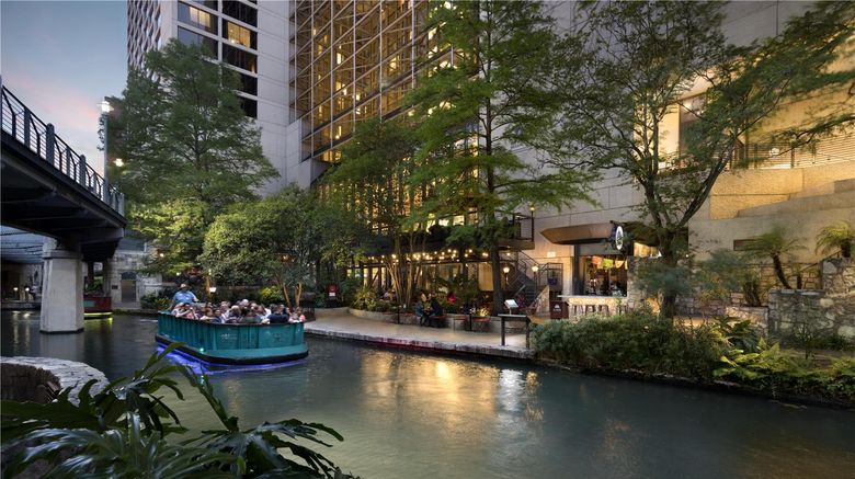 Hyatt Regency San Antonio Riverwalk Exterior. Images powered by <a href="https://iceportal.shijigroup.com" target="_blank" rel="noopener">Ice Portal</a>.