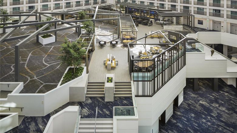 <b>Hyatt Regency San Francisco Airport Lobby</b>. Images powered by <a href="https://iceportal.shijigroup.com/" title="IcePortal" target="_blank">IcePortal</a>.