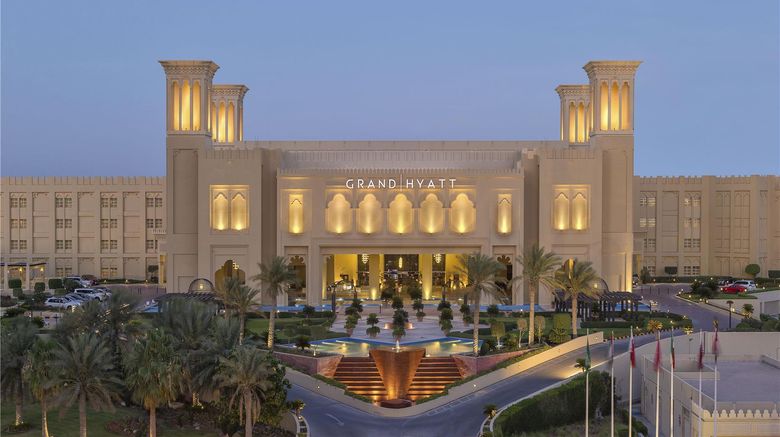 Grand Hyatt Doha Hotel  and  Villas Exterior. Images powered by <a href="https://iceportal.shijigroup.com" target="_blank" rel="noopener">Ice Portal</a>.