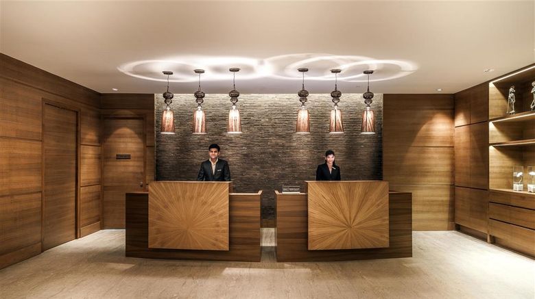 <b>Hyatt Raipur Lobby</b>. Images powered by <a href="https://iceportal.shijigroup.com/" title="IcePortal" target="_blank">IcePortal</a>.