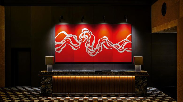 <b>Hyatt Regency Tokyo Lobby</b>. Images powered by <a href="https://iceportal.shijigroup.com/" title="IcePortal" target="_blank">IcePortal</a>.