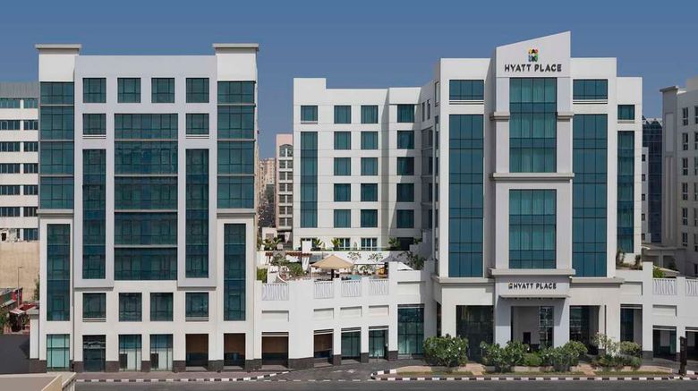 <b>Hyatt Place Dubai/Al Rigga Exterior</b>. Images powered by <a href="https://iceportal.shijigroup.com/" title="IcePortal" target="_blank">IcePortal</a>.