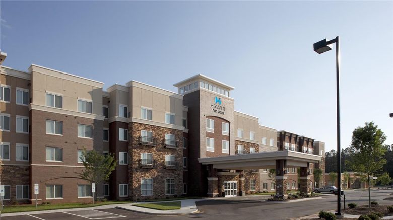 <b>Hyatt House Raleigh Durham Airport Exterior</b>. Images powered by <a href="https://iceportal.shijigroup.com/" title="IcePortal" target="_blank">IcePortal</a>.