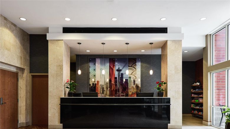 <b>Hyatt House Seattle/Bellevue Lobby</b>. Images powered by <a href="https://iceportal.shijigroup.com/" title="IcePortal" target="_blank">IcePortal</a>.
