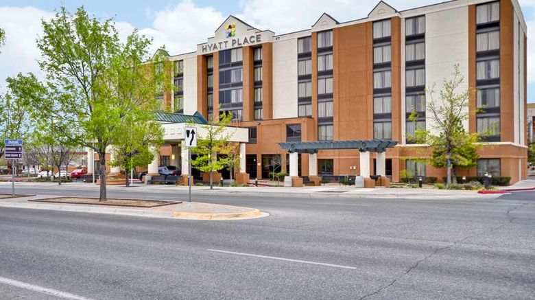 <b>Hyatt Place Albuquerque/Uptown Exterior</b>. Images powered by <a href="https://iceportal.shijigroup.com/" title="IcePortal" target="_blank">IcePortal</a>.