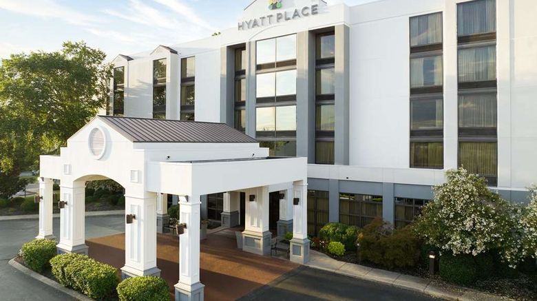 Hyatt Place Nashville-Opryland Exterior. Images powered by <a href="https://iceportal.shijigroup.com" target="_blank" rel="noopener">Ice Portal</a>.