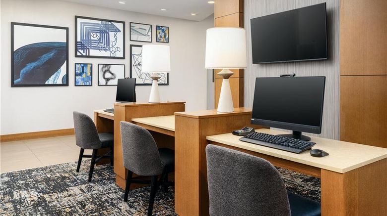 <b>Hyatt Place Canton Lobby</b>. Images powered by <a href="https://iceportal.shijigroup.com/" title="IcePortal" target="_blank">IcePortal</a>.