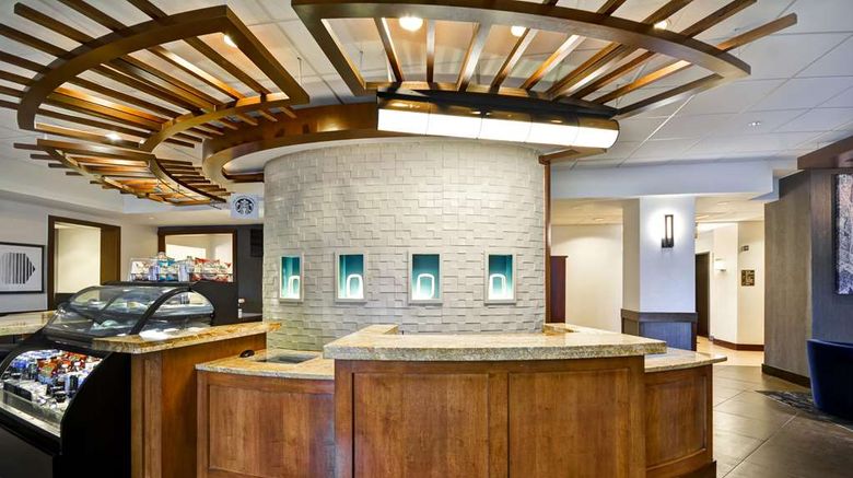 <b>Hyatt Place Columbus Worthington Lobby</b>. Images powered by <a href="https://iceportal.shijigroup.com/" title="IcePortal" target="_blank">IcePortal</a>.