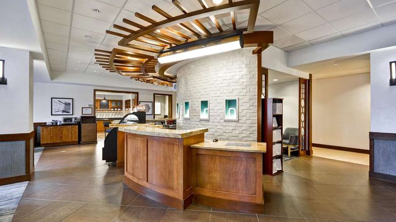 <b>Hyatt Place Columbus Worthington Lobby</b>. Images powered by <a href="https://iceportal.shijigroup.com/" title="IcePortal" target="_blank">IcePortal</a>.