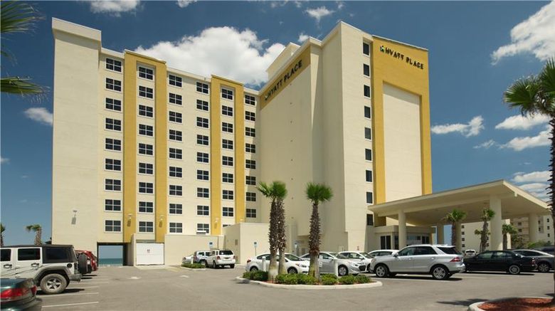 <b>Hyatt Place Daytona Beach Ocean Front Exterior</b>. Images powered by <a href="https://iceportal.shijigroup.com/" title="IcePortal" target="_blank">IcePortal</a>.