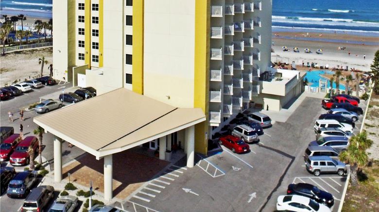 Hyatt Place Daytona Beach Ocean Front Exterior. Images powered by <a href="https://iceportal.shijigroup.com" target="_blank" rel="noopener">Ice Portal</a>.
