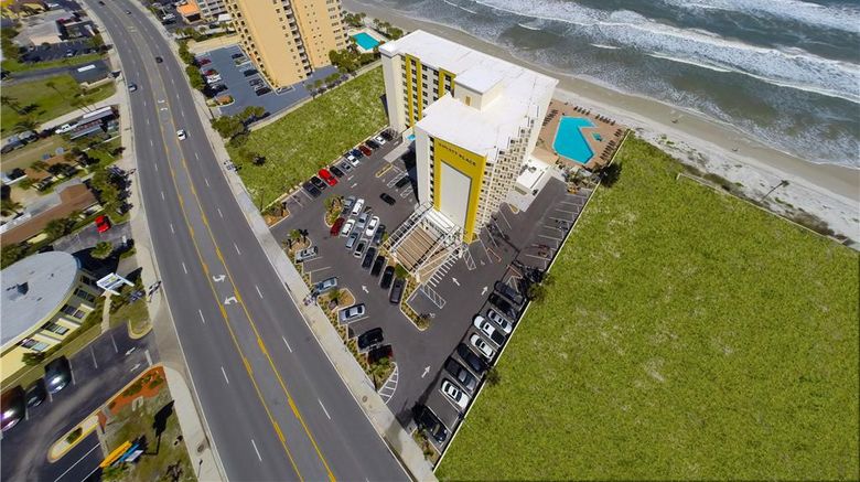 <b>Hyatt Place Daytona Beach Ocean Front Exterior</b>. Images powered by <a href="https://iceportal.shijigroup.com/" title="IcePortal" target="_blank">IcePortal</a>.