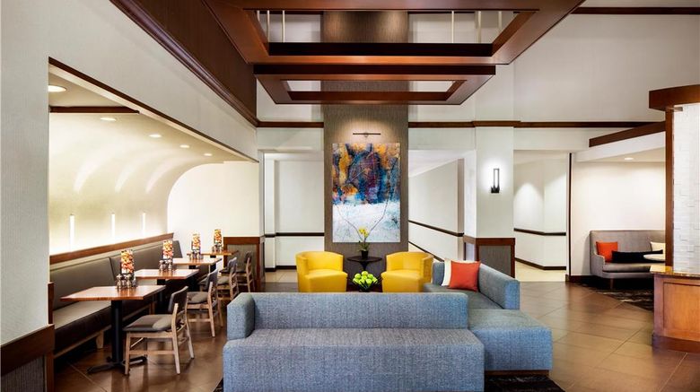 <b>Hyatt Place Dallas/Park Central Lobby</b>. Images powered by <a href="https://iceportal.shijigroup.com/" title="IcePortal" target="_blank">IcePortal</a>.