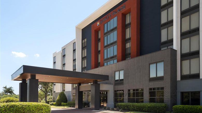 Hyatt Place Dallas/Park Central Exterior. Images powered by <a href="https://iceportal.shijigroup.com" target="_blank" rel="noopener">Ice Portal</a>.