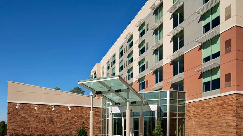 Hyatt Place Houston/The Woodlands Exterior. Images powered by <a href="https://iceportal.shijigroup.com" target="_blank" rel="noopener">Ice Portal</a>.