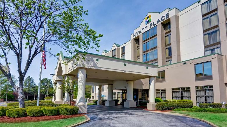 Hyatt Place Memphis/Wolfchase Galleria Exterior. Images powered by <a href="https://iceportal.shijigroup.com" target="_blank" rel="noopener">Ice Portal</a>.