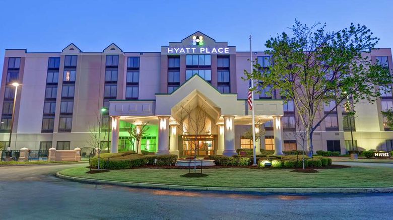 <b>Hyatt Place Memphis/Wolfchase Galleria Exterior</b>. Images powered by <a href="https://iceportal.shijigroup.com/" title="IcePortal" target="_blank">IcePortal</a>.