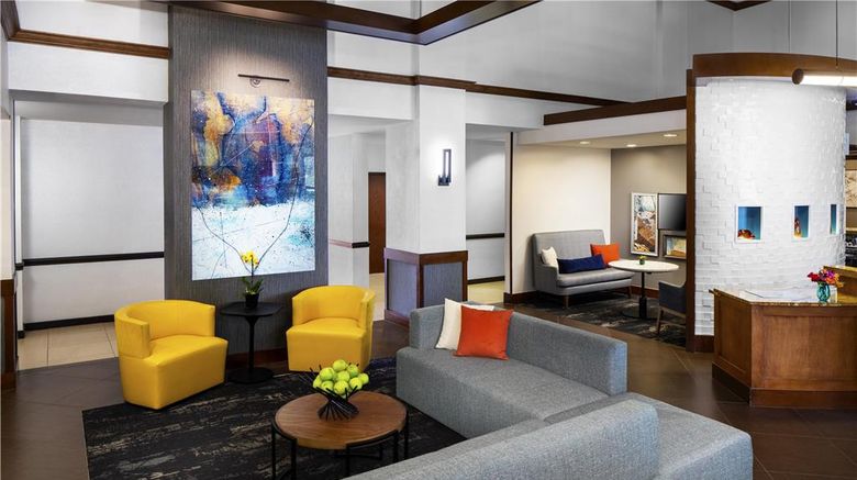 <b>Hyatt Place Greenville Haywood Lobby</b>. Images powered by <a href="https://iceportal.shijigroup.com/" title="IcePortal" target="_blank">IcePortal</a>.