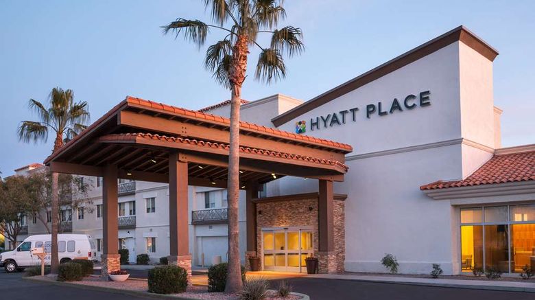 Hyatt Place Phoenix/Chandler-Fashion Ctr Exterior. Images powered by <a href="https://iceportal.shijigroup.com" target="_blank" rel="noopener">Ice Portal</a>.