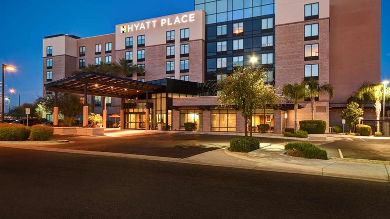 <b>Hyatt Place Phoenix/Gilbert Exterior</b>. Images powered by <a href="https://iceportal.shijigroup.com/" title="IcePortal" target="_blank">IcePortal</a>.