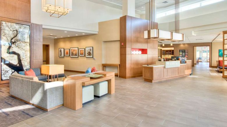 <b>Hyatt Place Durham Southpoint Lobby</b>. Images powered by <a href="https://iceportal.shijigroup.com/" title="IcePortal" target="_blank">IcePortal</a>.