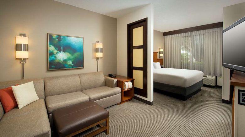 <b>Hyatt Place San Antonio Northwest Suite</b>. Images powered by <a href="https://iceportal.shijigroup.com/" title="IcePortal" target="_blank">IcePortal</a>.