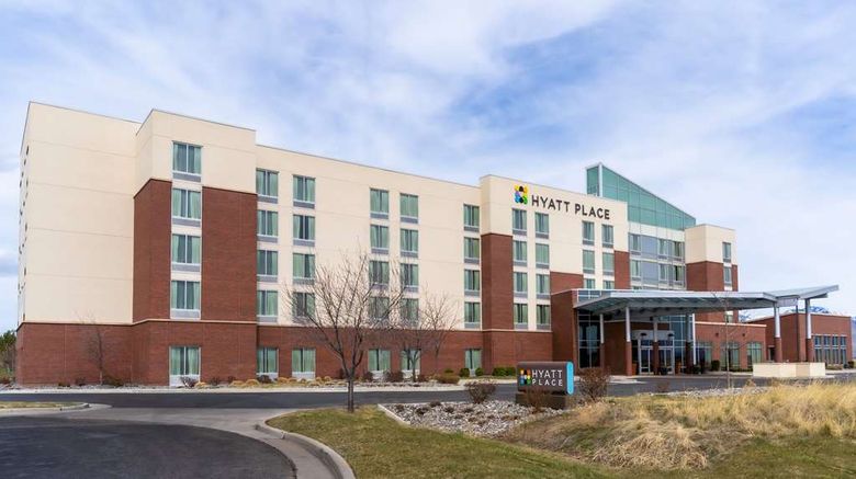 Hyatt Place Salt Lake City Airport Exterior. Images powered by <a href="https://iceportal.shijigroup.com" target="_blank" rel="noopener">Ice Portal</a>.