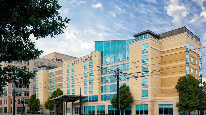 <b>Hyatt Place Salt Lake City / Downtown Exterior</b>. Images powered by <a href="https://iceportal.shijigroup.com/" title="IcePortal" target="_blank">IcePortal</a>.