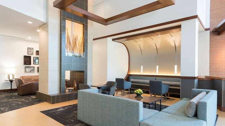 <b>Hyatt Place Sarasota Bradenton Airport Lobby</b>. Images powered by <a href="https://iceportal.shijigroup.com/" title="IcePortal" target="_blank">IcePortal</a>.