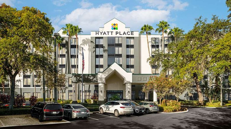 Hyatt Place Tampa Busch Gardens Exterior. Images powered by <a href="https://iceportal.shijigroup.com" target="_blank" rel="noopener">Ice Portal</a>.