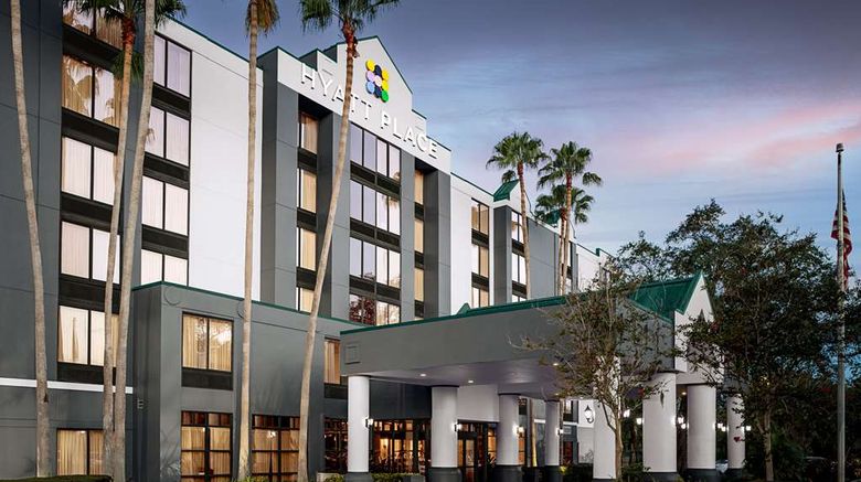 <b>Hyatt Place Tampa Busch Gardens Exterior</b>. Images powered by <a href="https://iceportal.shijigroup.com/" title="IcePortal" target="_blank">IcePortal</a>.