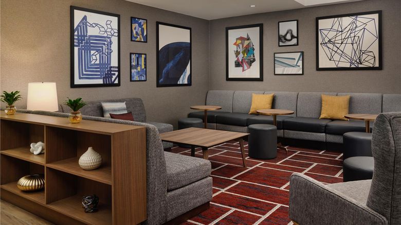 <b>Hyatt Place Tampa Airport Westshore Lobby</b>. Images powered by <a href="https://iceportal.shijigroup.com/" title="IcePortal" target="_blank">IcePortal</a>.
