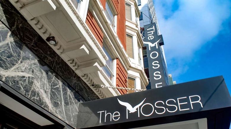 <b>The Mosser Hotel Exterior</b>. Images powered by <a href="https://iceportal.shijigroup.com/" title="IcePortal" target="_blank">IcePortal</a>.