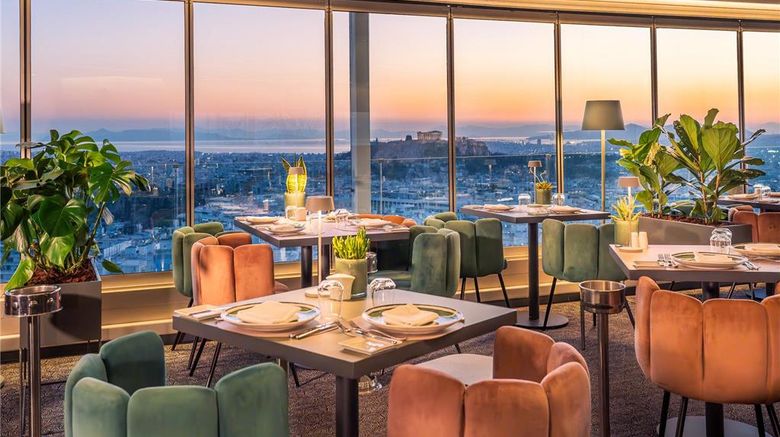 <b>Saint George Lycabettus Hotel Restaurant</b>. Images powered by <a href="https://iceportal.shijigroup.com/" title="IcePortal" target="_blank">IcePortal</a>.