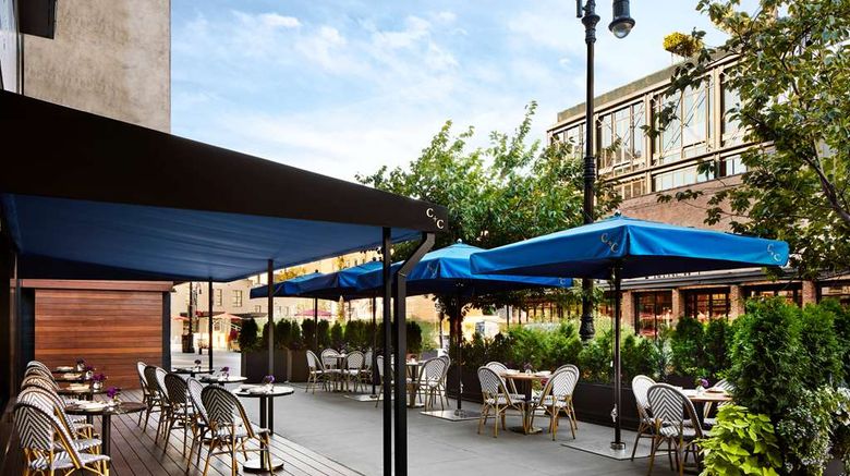 <b>Gansevoort Meatpacking Hotel Restaurant</b>. Images powered by <a href="https://iceportal.shijigroup.com/" title="IcePortal" target="_blank">IcePortal</a>.