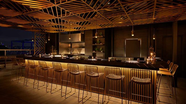 <b>Gansevoort Meatpacking Hotel Restaurant</b>. Images powered by <a href="https://iceportal.shijigroup.com/" title="IcePortal" target="_blank">IcePortal</a>.