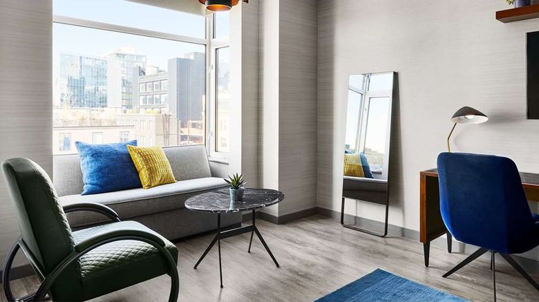 <b>Gansevoort Meatpacking Hotel Room</b>. Images powered by <a href="https://iceportal.shijigroup.com/" title="IcePortal" target="_blank">IcePortal</a>.