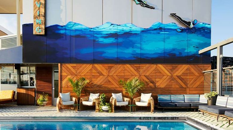 <b>Gansevoort Meatpacking Hotel Pool</b>. Images powered by <a href="https://iceportal.shijigroup.com/" title="IcePortal" target="_blank">IcePortal</a>.