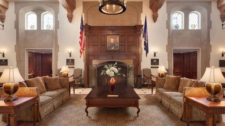 <b>The Thayer Hotel at West Point Lobby</b>. Images powered by <a href="https://iceportal.shijigroup.com/" title="IcePortal" target="_blank">IcePortal</a>.