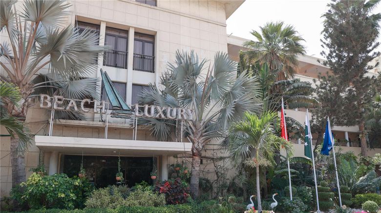 <b>Beach Luxury Hotel Exterior</b>. Images powered by <a href="https://iceportal.shijigroup.com/" title="IcePortal" target="_blank">IcePortal</a>.