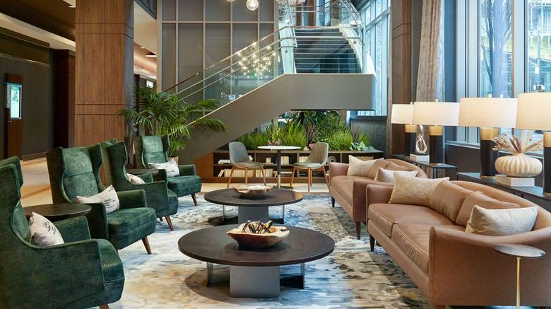 <b>Georgia Tech Hotel and Conference Center Lobby</b>. Images powered by <a href="https://iceportal.shijigroup.com/" title="IcePortal" target="_blank">IcePortal</a>.