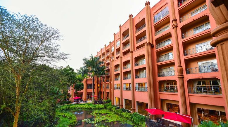 <b>Kampala Serena Hotel Exterior</b>. Images powered by <a href="https://iceportal.shijigroup.com/" title="IcePortal" target="_blank">IcePortal</a>.